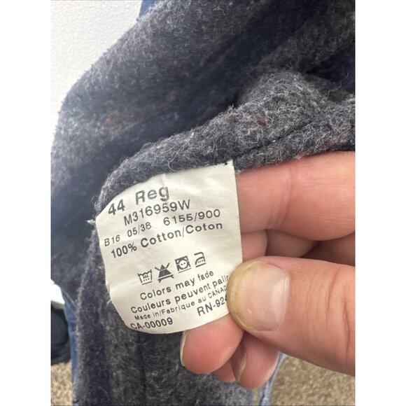 Denver Hayes Denim Jacket 44 Corduroy Collar Blanket Lined Vintage Workwear - Picture 8 of 9